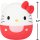 Squishmallows Hello Kitty Red Overalls 12 Inch
