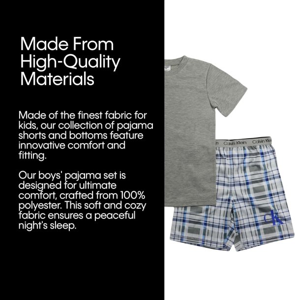 Boys' Two Piece Pajama Set