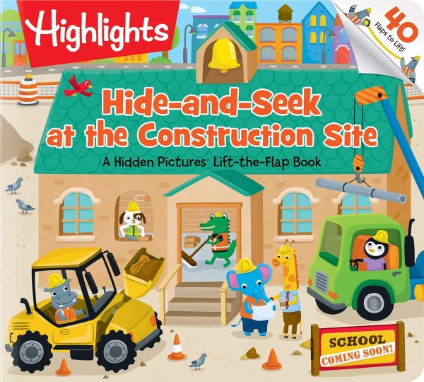 Highlights Construction Site Lift-the-Flap Board Book