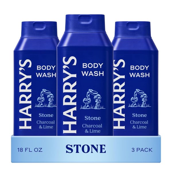 Men's Body Wash Stone 18 fl oz 3-Pack