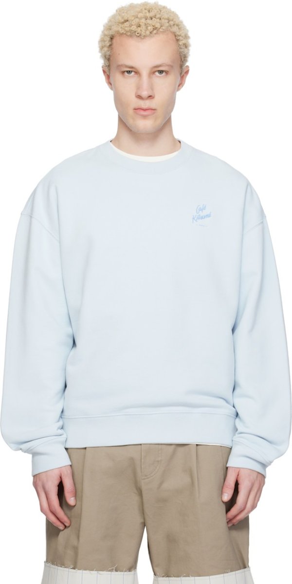  Cafe Kitsune Blue Sweatshirt
