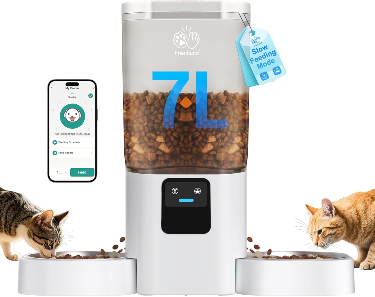 双猫自动喂食器