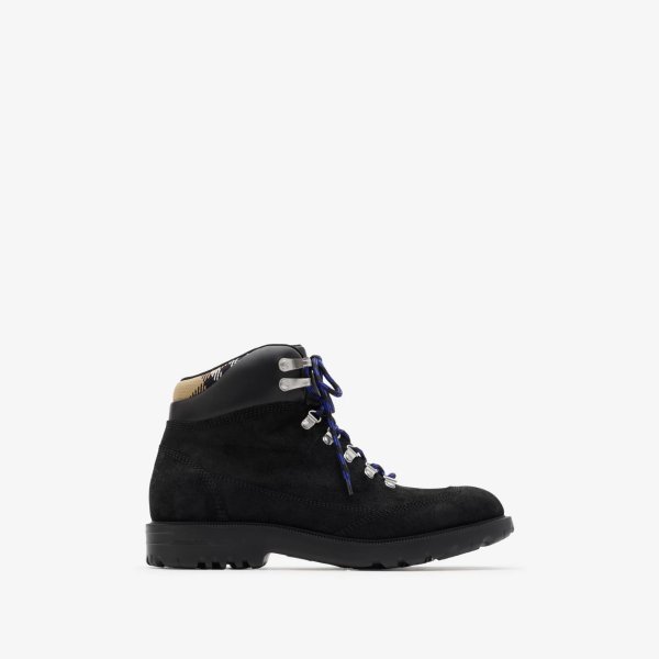 Suede Moor Hiking Boots Black Men