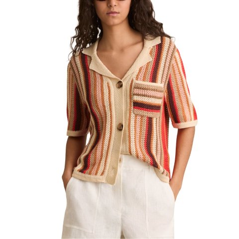 Candy Linen Button Down Top