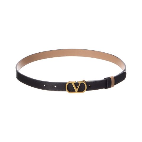Valentino VLogo 皮革腰带