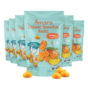 Amara 芒果胡萝卜有机婴儿零食 6袋