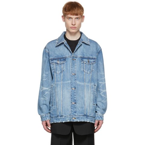 We11done Blue Denim Jacket