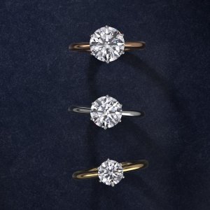 Petite Nouveau 六爪戒指 14K白金
