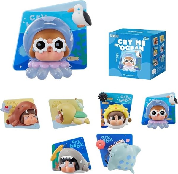 POP MART Crybaby 冰箱贴盲盒 单盒