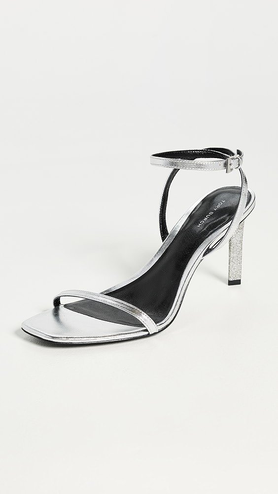 Pave Heeled Sandals 90mm