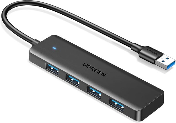 UGREEN USB 3.0四口集线器 超薄0.5英尺