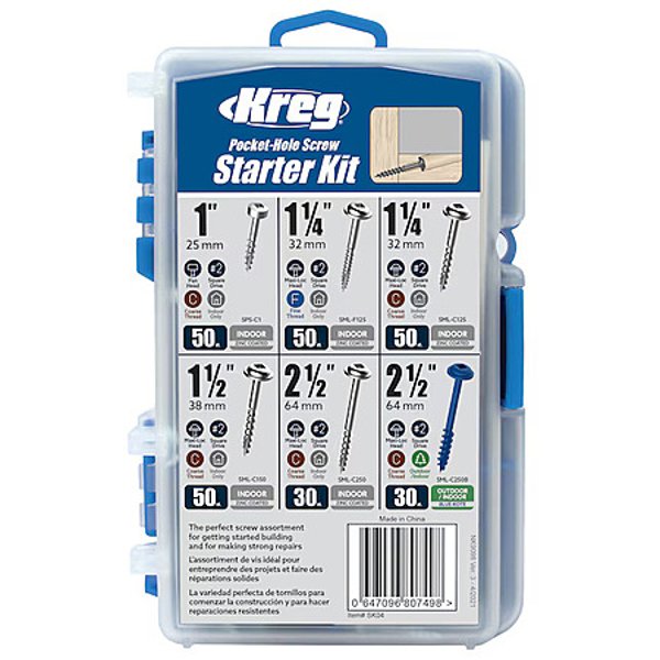 Kreg 320 Pocket-Hole Jig 3/8" with 260-Piece Screw Kit