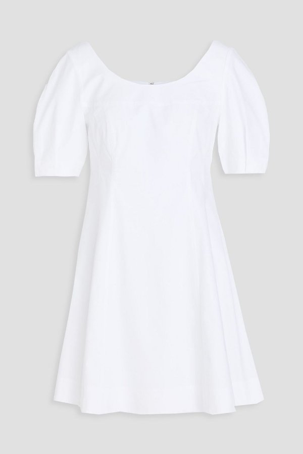 Cotton-blend 迷你连衣裙