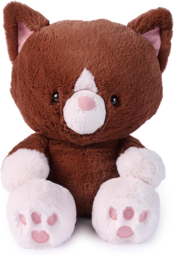 GUND Hazel 猫咪毛绒玩具 棕色 12英寸