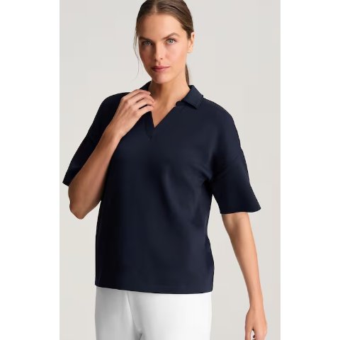JJill Fit Elevation Knit Polo Shirt