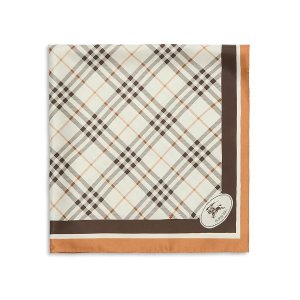 Burberry 格纹丝巾 