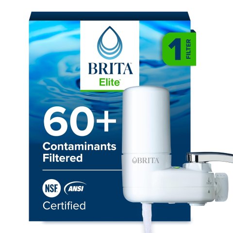 Brita Faucet Water Filter White Easy Install