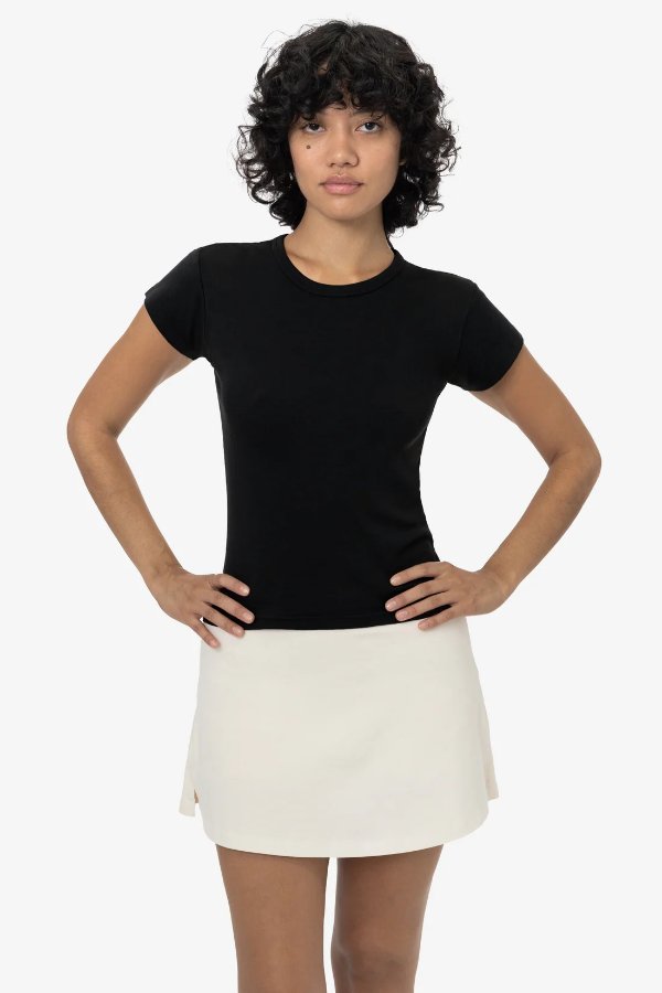 Los Angeles Apparel 43021GD Garment Dye Cap Sleeve T-Shirt