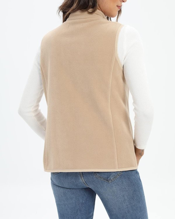 Xeoxarel Women's Fleece Vest 6 Pockets