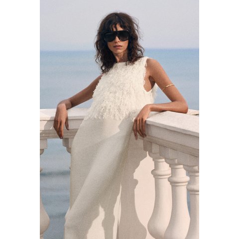 COSKnitted Dress White