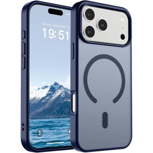 SUPFINE iPhone 17 Pro Max 磁吸防摔壳 藏蓝色
