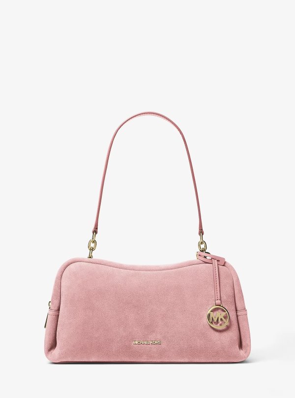 Coach Cecily 麂皮单肩包 中号
