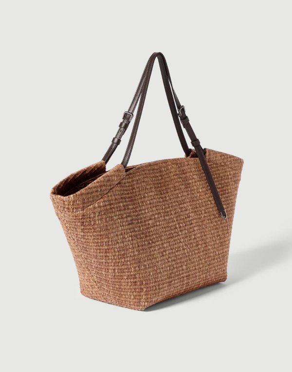Pannier 拉菲草手提包
