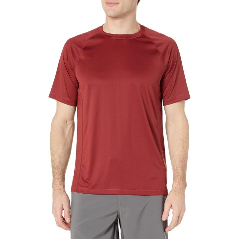 Amazon Essentials 男士快干泳衣短袖 UPF50