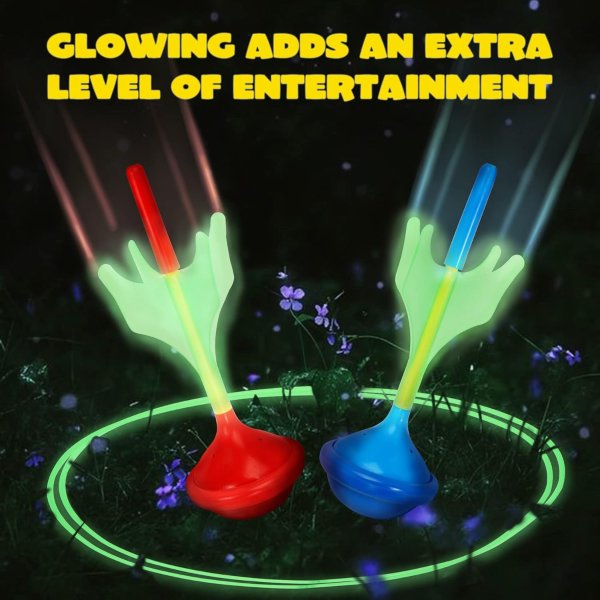JOYIN Glow in the Dark Lawn Darts Set 4 Pieces