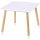 UTEX Kids Table and 2 Chairs Set White