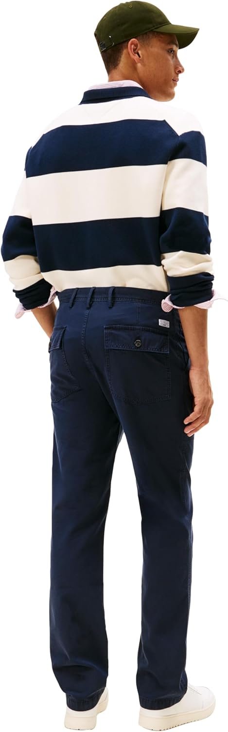 Tommy Hilfiger 男士纯棉免烫休闲长裤