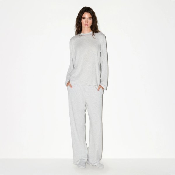 Skims Boyfriend Long Sleeve T-Shirt