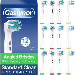 Caslynor Oral B 电动牙刷头 12支 白色