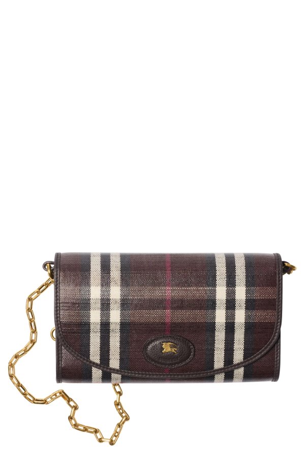 Highlands Coated Canvas Wallet on Chain