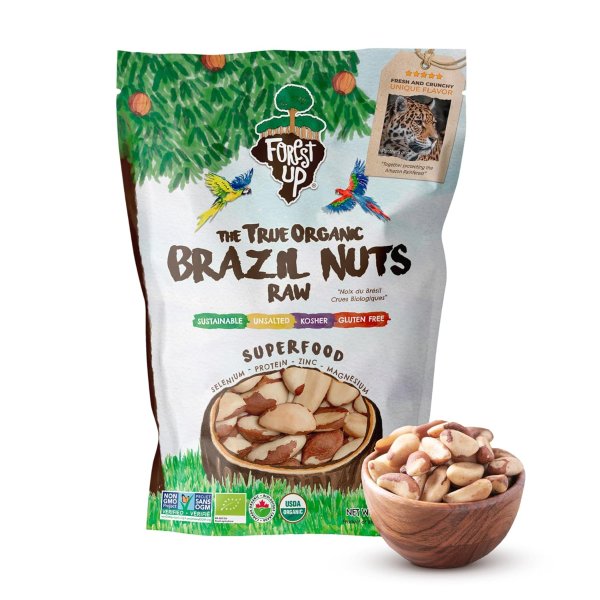 Forest Up Brazil Nuts 15oz Raw Unsalted