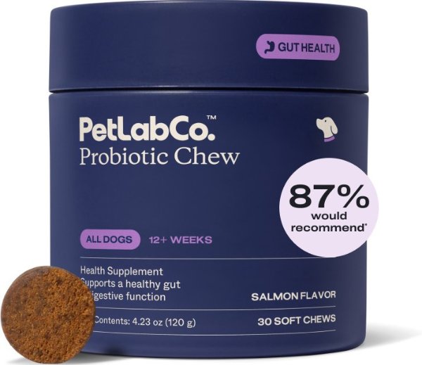 PetLabCo. Probiotic Salmon Soft Chews 30 Count