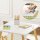 UTEX Kids Table and 2 Chairs Set White