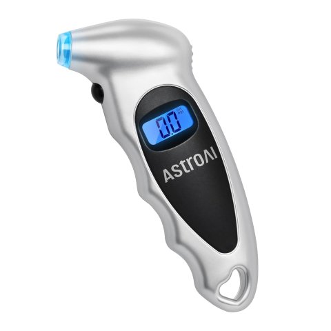白菜价：AstroAI 数显胎压计 0-150PSI 银色