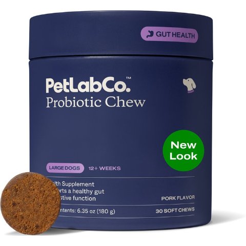 PetLabCo. Probiotics Soft Chew Pork Large Dog 30 Count