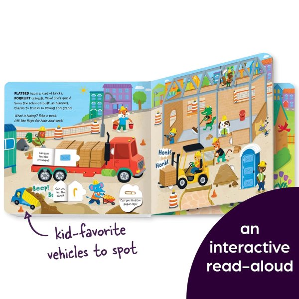 Highlights Construction Site Lift-the-Flap Board Book