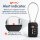TSA Luggage Combination Lock Black 2-Pack