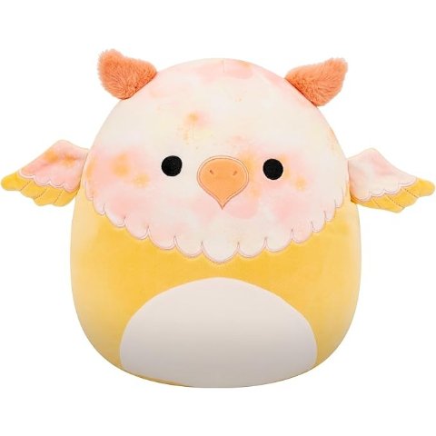Squishmallows Mito 黄扎染狮鹫毛绒玩具 12英寸