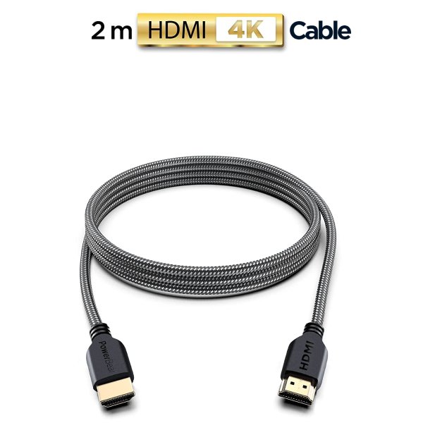 PowerBear 4K HDMI Cable 6ft Braided