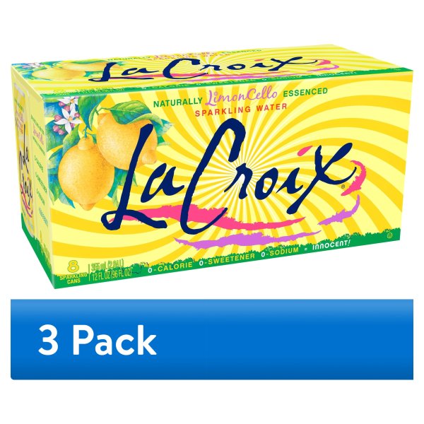 La Croix Limoncello 气泡水 8罐装 3组