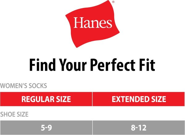 Hanes 女士棉袜 多双装