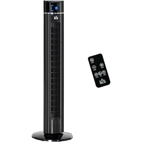 塔式风扇 60W 黑色