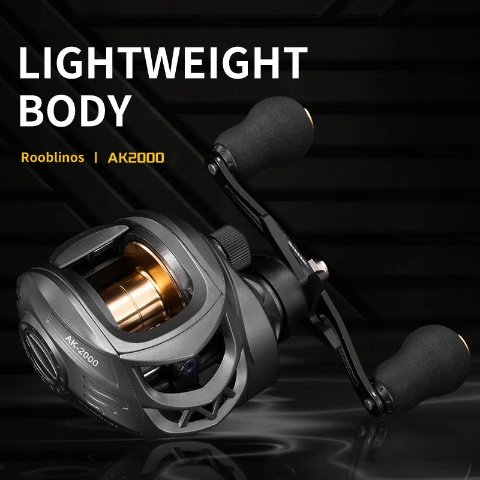 AK 7.2:1 High Speed Baitcasting Reel
