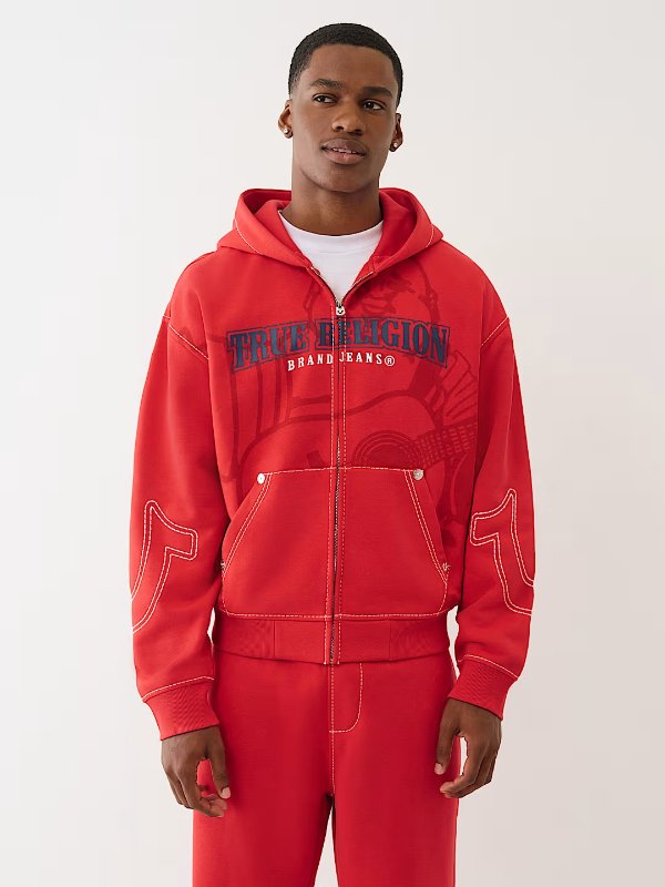 BUDDHA BIG T Zip Hoodie