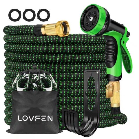 LOVFEN 花园伸缩水管 25英尺