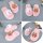 techcity Kids Fuzzy Open Toe Slippers